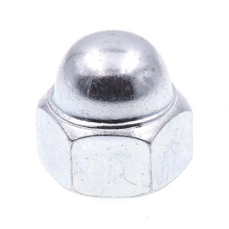 Cap Nut, 1/2-13, Steel, Zinc Plated, 5 PK
